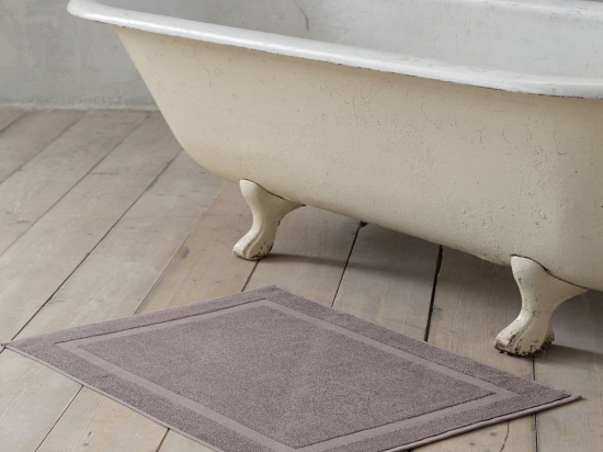 Πατάκι Μπάνιου Ξενοδοχείου Volcano Dark Beige 100% Βαμβάκι 50Χ75 50x75cm 100% Βαμβάκι