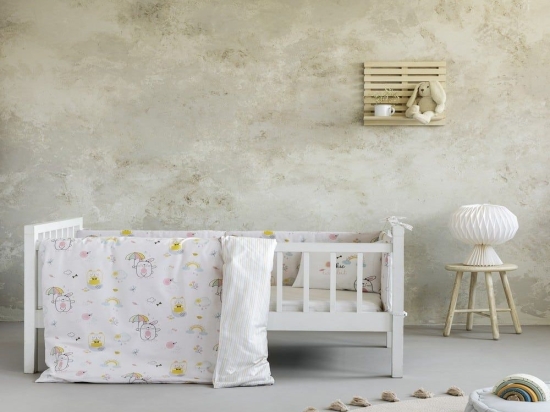 Κουβερλί Βρεφικό Chic Rabbit Multi Nima 100% Βαμβάκι