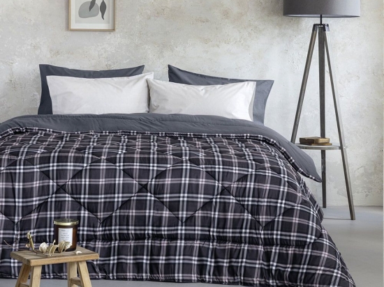 Πάπλωμα Calida Dark Grey Nima Υπέρδιπλo 220x240cm Microfiber