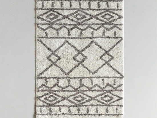 Πατάκι Μπάνιου Gaia Beige Nima 50X80cm 100% Βαμβάκι