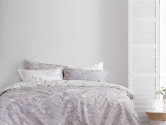 Σεντόνια Nevena (Σετ 4τμχ) Grey Nima Διπλό 220x260cm 100% Βαμβάκι