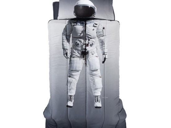 Πάπλωμα Παιδικό Space (Σετ 2τμχ) Grey Saint Clair Μονό 160x220cm Microfiber