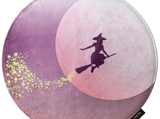 Χαλί Παιδικό Spell Round Purple Saint Clair 100X100cm Round