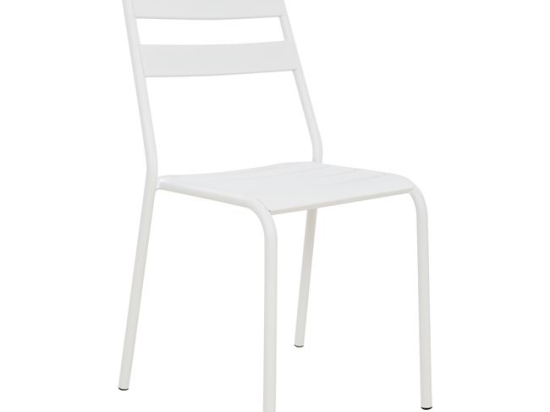 ΚΑΡΕΚΛΑ ΜΕΤΑΛΛΙΚΗ ΛΕΥΚΗ ΜΑΤ JASON HM5177.02 43x50x86cm