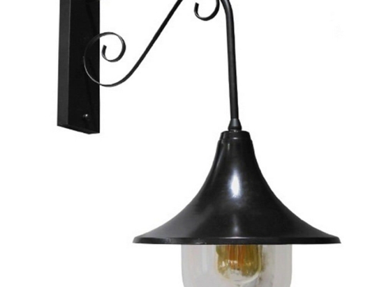 Φωτιστικό Τοίχου-Απλίκα Anniel Black 01123 Black GloboStar Μέταλλο