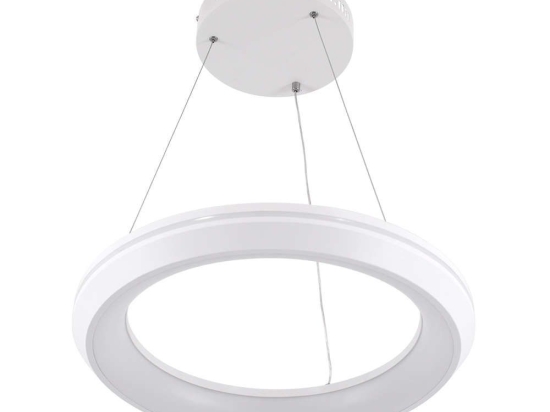 Φωτιστικό Οροφής Melina 61044 Led 55W Φ48cm White GloboStar Πλαστικό