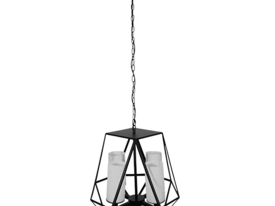 Φωτιστικό Οροφής Dastar 01001-1 4xΕ27 Φ52x53cm Black GloboStar