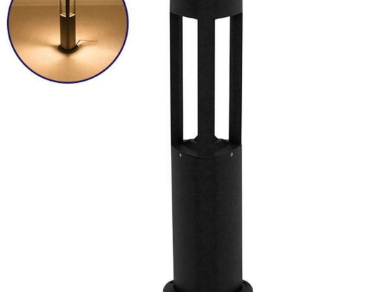 Φωτιστικό Δαπέδου 12141 15W Led 12x58cm Black GloboStar