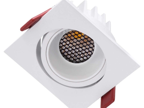 Φωτιστικό Οροφής - Σποτ Χωνευτό Leo-Sq 60291 10W Led 8,5x8.5x6,6cm White GloboStar