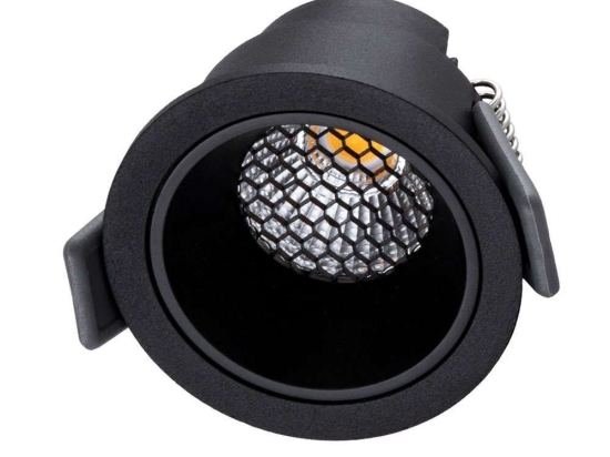 Φωτιστικό Οροφής - Σποτ Χωνευτό Pluto-S 60251 7W Led  Φ6,4x4,9cm Black GloboStar