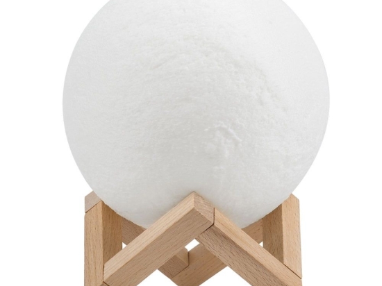Φωτιστικό Επιτραπέζιο Moon 79619 Led 4W Φ15x19cm White GloboStar