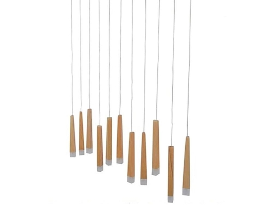 Φωτιστικό Οροφής Calista 10001254 Led 120x8x33cm Natural GloboStar