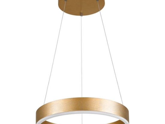 Φωτιστικό Οροφής Venom 61175 Led 30W Φ40cm Gold GloboStar