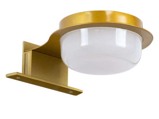 Φωτιστικό Τοίχου - Απλίκα Kiara 60401 Led 5W 10x13x3cm IP44 Gold GloboStar