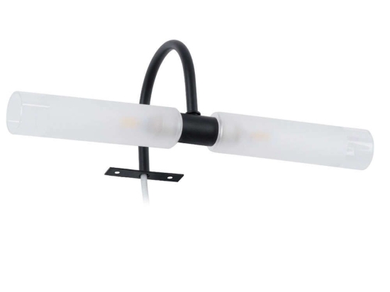 Φωτιστικό Τοίχου - Απλίκα Flora 60412 G9 IP44 31x13x12cm Black GloboStar Αλουμίνιο,Γυαλί