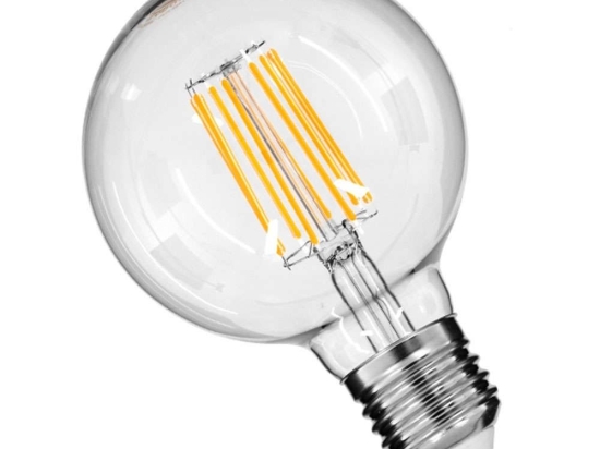 Λαμπτήρας Led Long Filament 99011 G95 E27 12W 1320lm Dimmable Clear GloboStar