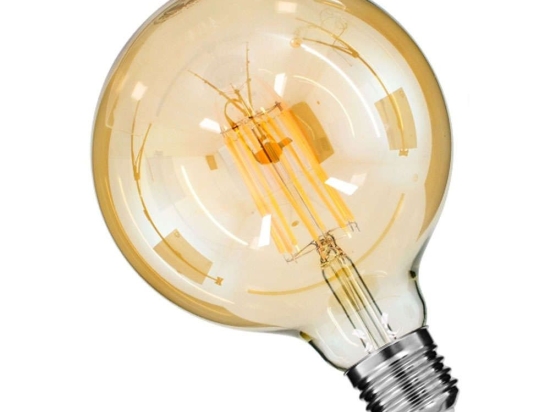 Λαμπτήρας Led Long Filament 99044 G125 E27 12W 1260lm Dimmable Honey GloboStar