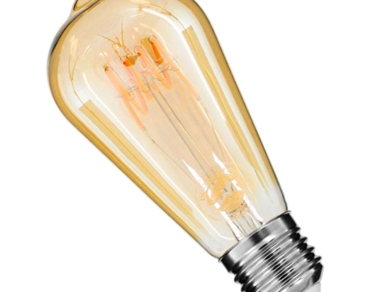 Λαμπτήρας Led Soft Spiral Filament 99141 ST64 E27 6W 490lm Dimmable Honey GloboStar 6W