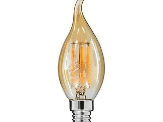 Λαμπτήρας Flame Edison Retro Led Filament Dimmable 99032 E14 4W 420lm 2200K Honey GloboStar 4W
