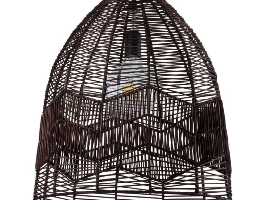 Φωτιστικό Οροφής Aloha 01752 Φ43x46cm 1xE27 Daek Brown GloboStar