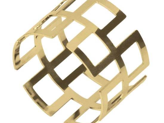 Δαχτυλίδι Πετσέτας Menu 35007 Φ4,5x3cm Gold GloboStar Μέταλλο