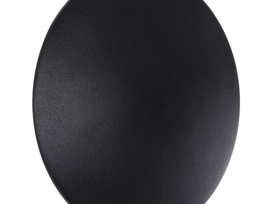 Φωτιστικό Τοίχου-Απλίκα Helio-R 60660 Φ21x5cm Led 1150lm 10W 2700K Black GloboStar