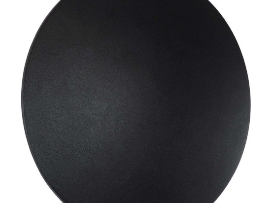 Φωτιστικό Τοίχου-Απλίκα Helio-R 60494 Φ26x5cm Led 1440lm 12W 4500K Black GloboStar
