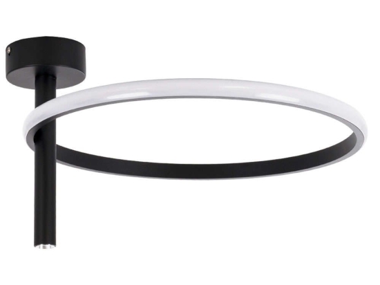 Φωτιστικό Οροφής - Πλαφονιέρα Verona 61220 Φ40x23cm Led 2688lm 24W Black GloboStar