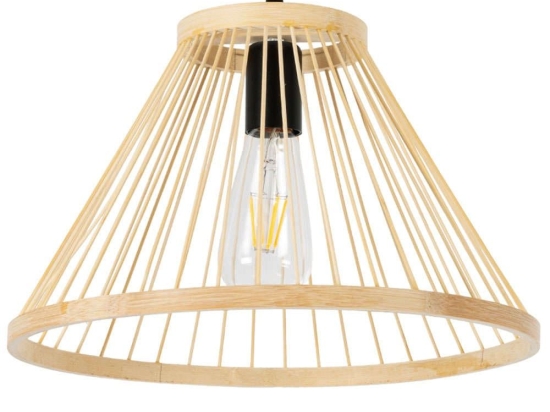 Φωτιστικό Οροφής Tygee Boho 01930 Φ35x22cm 1xE27 Beige GloboStar