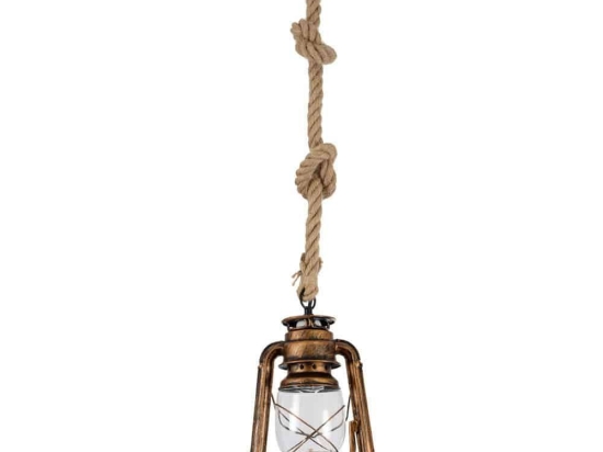 Φωτιστικό Οροφής Barbarossa 01706 Φ18x28cm 1xE27 Antique Copper GloboStar