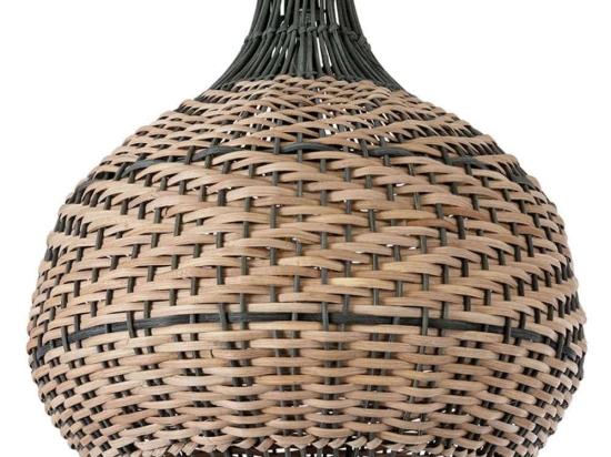 Φωτιστικό Οροφής Seychelles Boho 01948 Φ40x40cm 1xE27 Brown-Olive GloboStar
