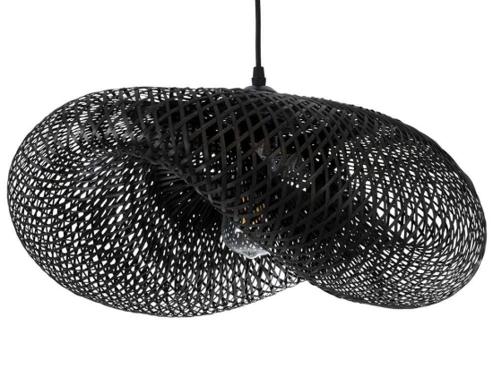 Φωτιστικό Οροφής Mexico Boho 02201 65x45x18cm 1xE27 Black GloboStar