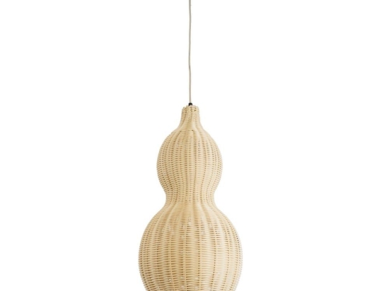 Φωτιστικό Οροφής Κρεμαστό Kingstown 02168 Boho 1xE27 IP20 30x60cm Beige GloboStar