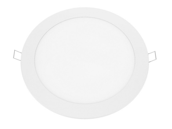 Panel Led Χωνευτό Plato2430RW 24W 3000K 1830lm White Aca Στρόγγυλο Αλουμίνιο