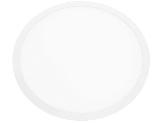 Panel Led Χωνευτό Plato4865RW 48W 6500K 3800lm White Aca Στρόγγυλο Αλουμίνιο
