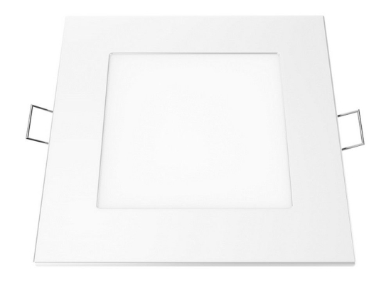 Panel Led Χωνευτό Plato640SW 6W 4000K 430lm White Aca Τετράγωνο Αλουμίνιο