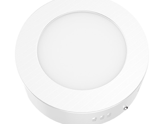 Panel Led Arca640RW 6W 4000K 430lm White Aca Στρόγγυλο Αλουμίνιο
