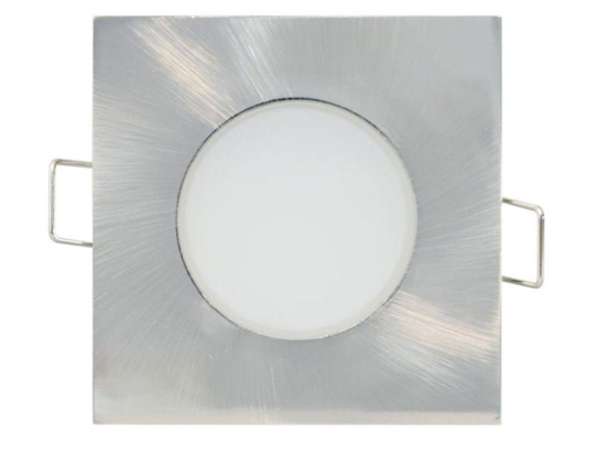 Σποτ Χωνευτό Vera530SNM 5W 3000K 400lm Nickel Aca Ορθογώνιο Αλουμίνιο
