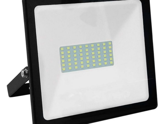 Προβολέας Led Q5030 50W 3000K 4000lm Black Aca Αλουμίνιο