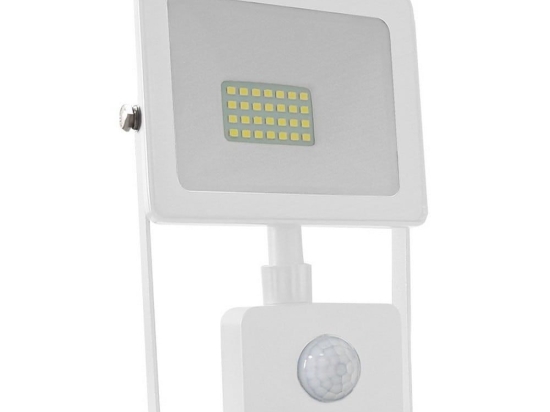 Προβολέας Led Q2030WS 20W 3000K 1600lm White Aca Αλουμίνιο