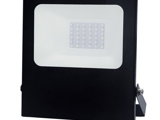 Προβολέας Led Q30RGBW 30W RGB+6000K Black Aca Αλουμίνιο
