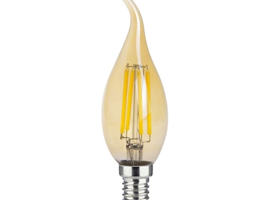 Λαμπτήρας Led Deco4wwtipDimam Ε14 4W 2700K 390lm Amber Aca