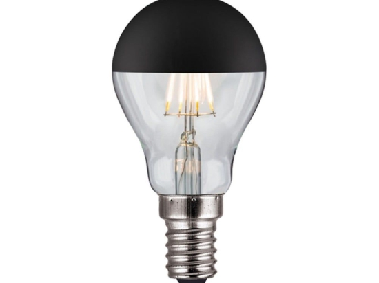 Λαμπτήρας Led Retro4wwDimbl Ε14 4W 2700K 400lm Half Black Aca