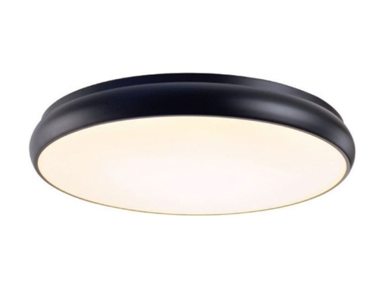 Πάνελ Led V27LEDC60BK 54W 4320lm 3000K D60XH8 Black Aca Decor Στρόγγυλο Μέταλλο