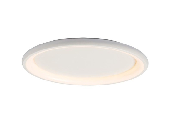 Φωτιστικό Οροφής - Πλαφονιέρα Led BR71LEDC81WH 100W 3000K 7010lm D81XH8,5 White Aca Decor Μέταλλο