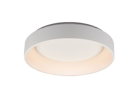 Φωτιστικό Οροφής - Πλαφονιέρα Led BR81LEDC60WH 48W 3000K 2630lm D60XH14 White Aca Decor Μέταλλο,Πλαστικό