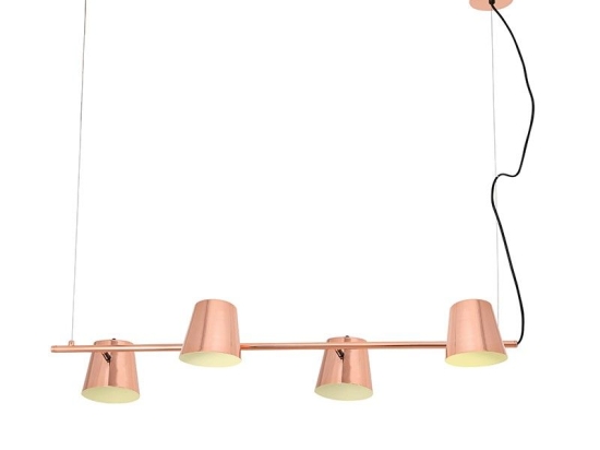Φωτιστικό Οροφής - Ράγα EF27P4102CP 4ΧΕ14 27Χ102ΧΗ120 Copper Aca Decor Μέταλλο