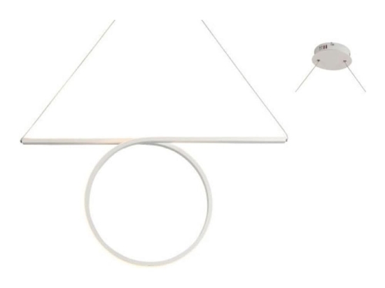 Φωτιστικό Οροφής - Ράγα Led HM98LEDP88WH 43W 3000K 2580lm 88Χ17ΧΗ120 White Aca Decor Αλουμίνιο