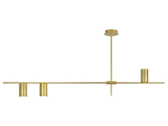 Φωτιστικό Οροφής - Ράγα OD843C130G 3ΧGU10 130Χ12ΧΗ53 Gold Aca Decor Μέταλλο