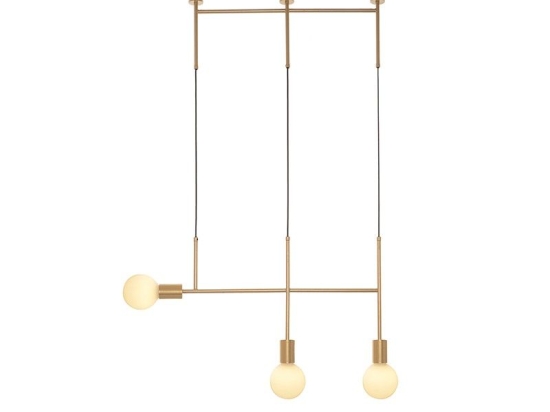 Φωτιστικό Οροφής - Ράγα TNK853P64GD 3ΧΕ27 64X4X110 Gold Aca Decor Μέταλλο